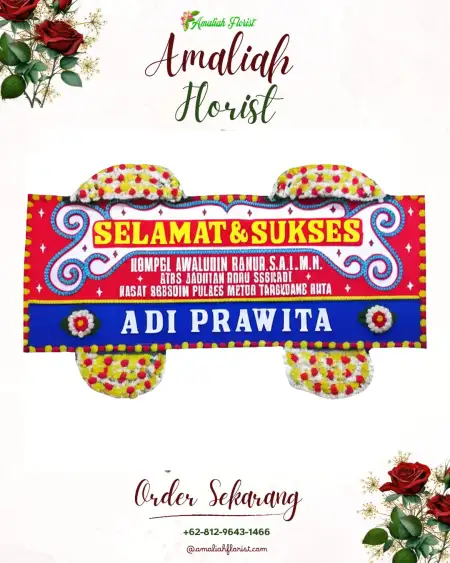 Papan Bunga Ucapan Selamat Suratmajan
